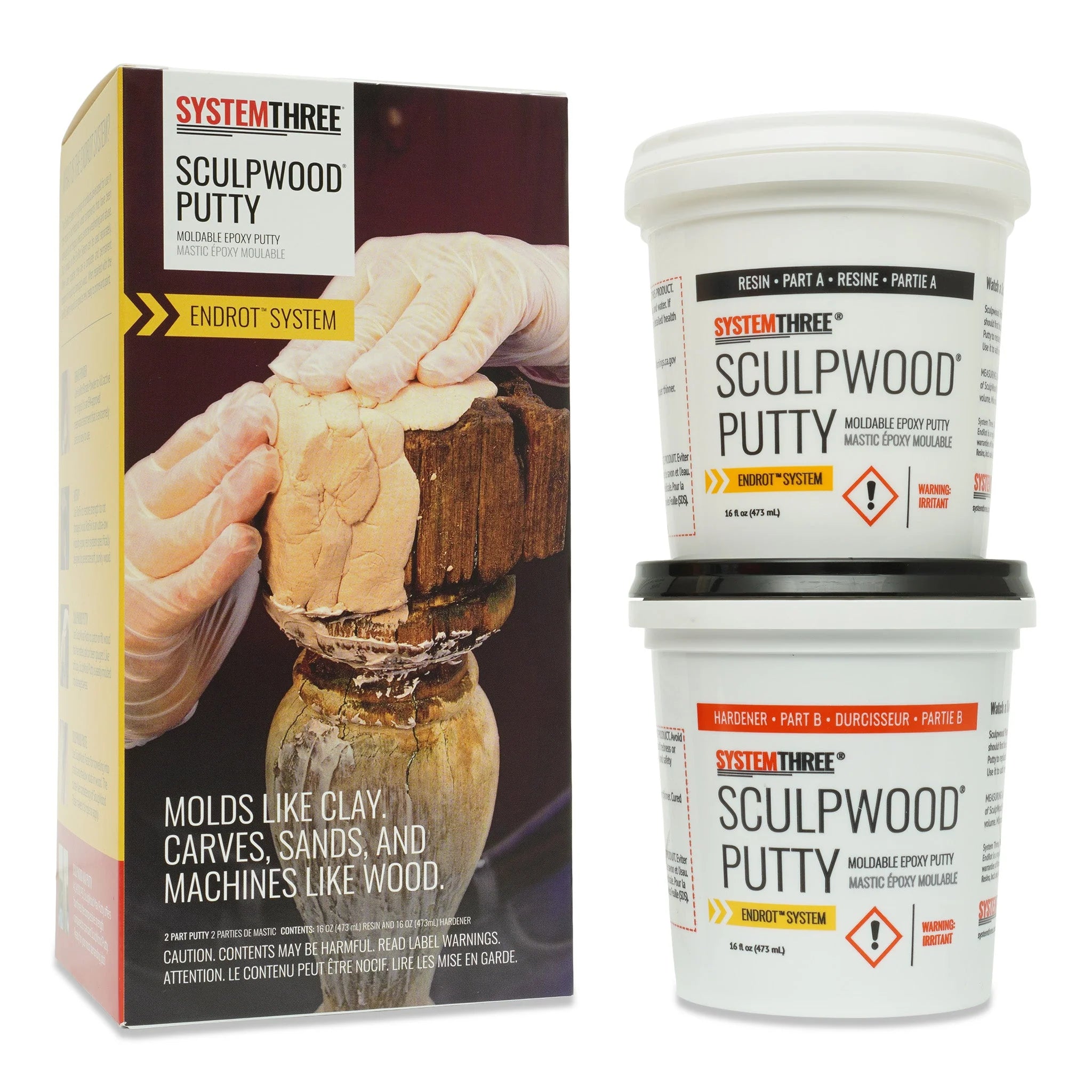Sculpwood Putty Kit 1 Quart
