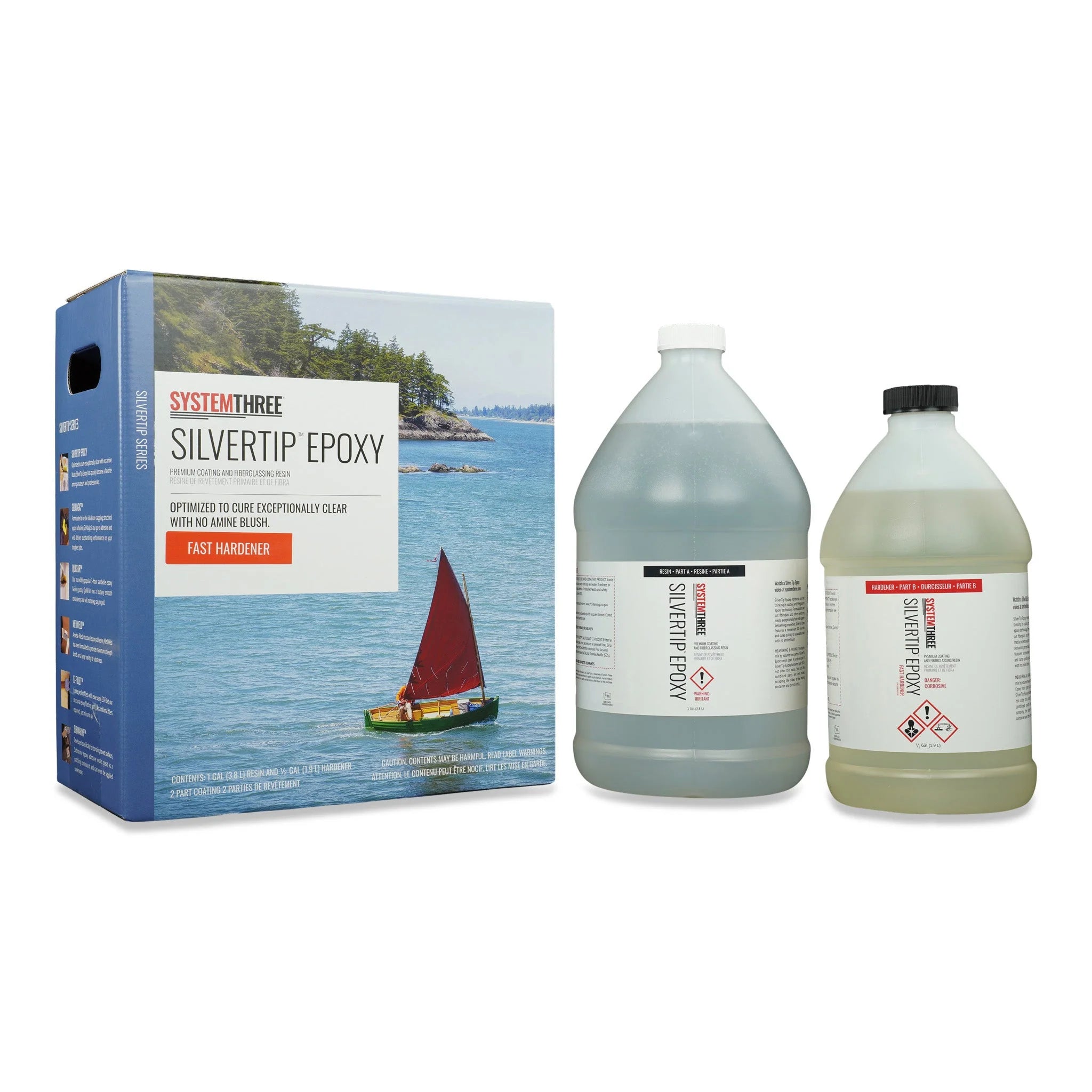 SilverTip Epoxy with Hardener 1.5 Gallon Kit